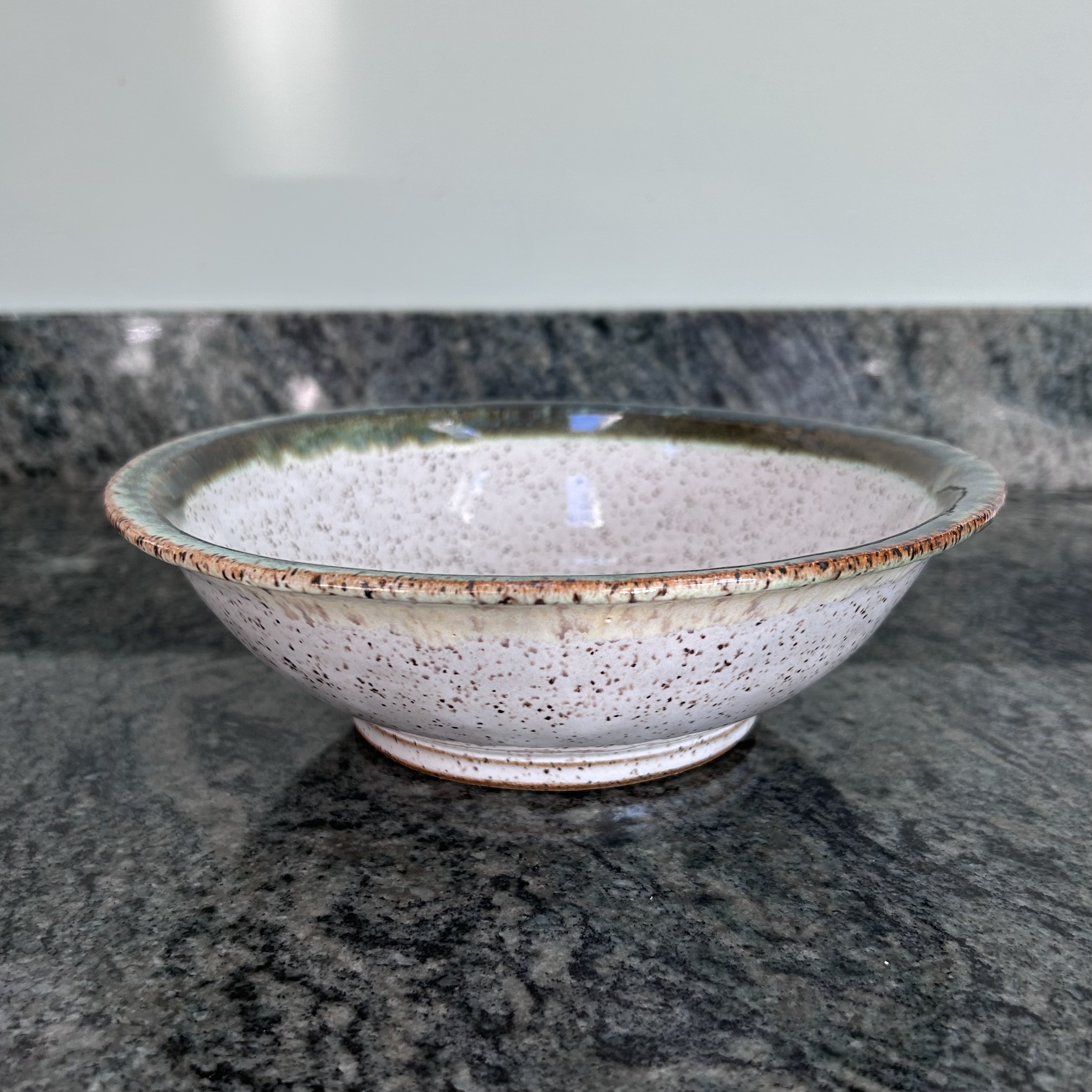 Pewter Rimmed Bowl